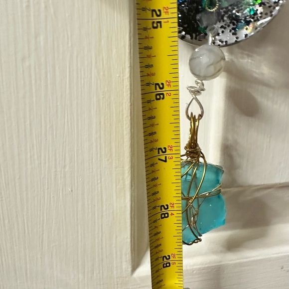 Hanging wall decor OOAK Assemblage Art Handmade Mosaic Indoor/Outdoor - Picture 15 of 15